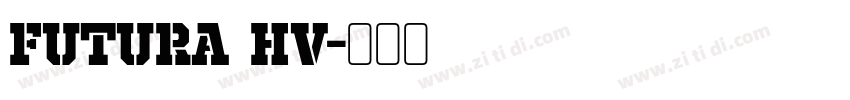 Futura Hv字体转换